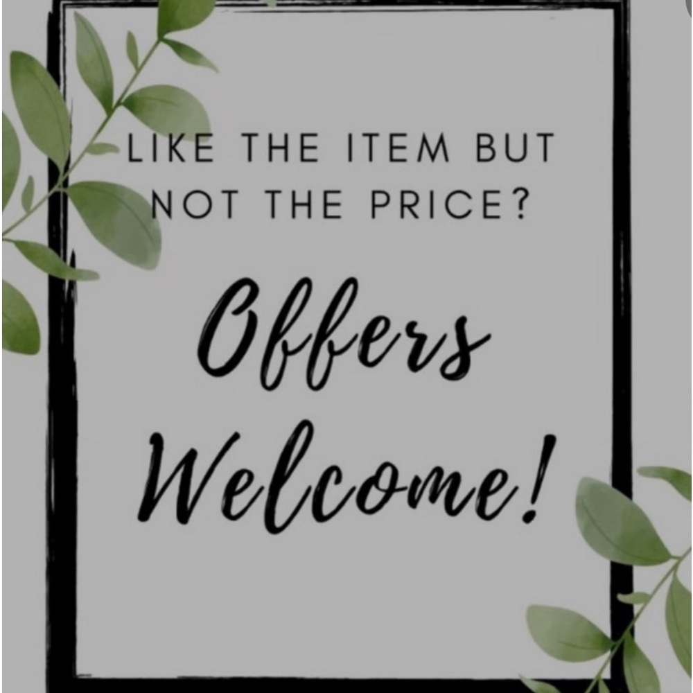 I gladly accept offers !!